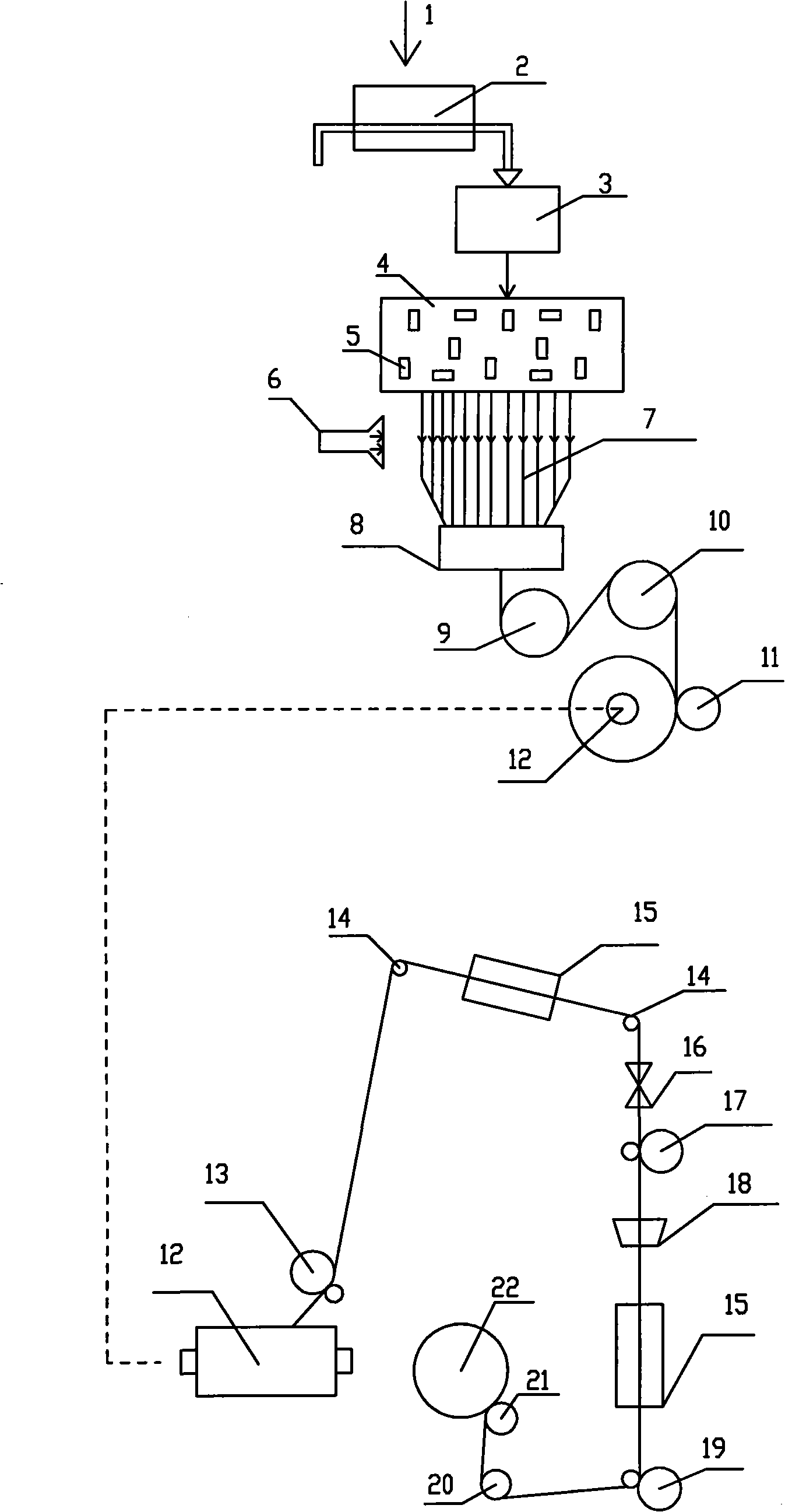 Anti-crumpling terylene woollen blanket and weaving method thereof