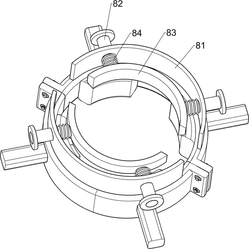 Greening tree supporting device for garden design