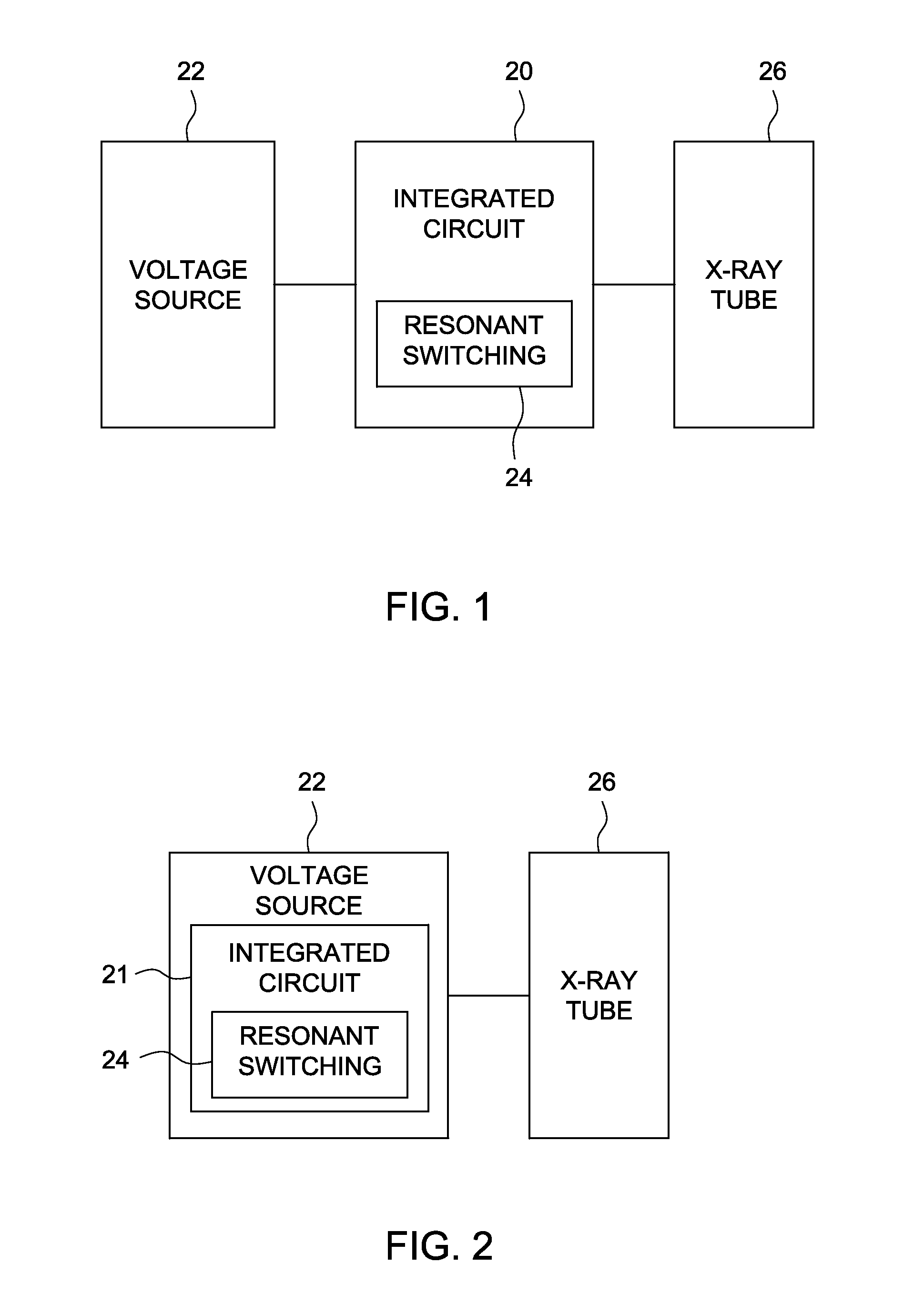 Method and system for active resonant voltage switching