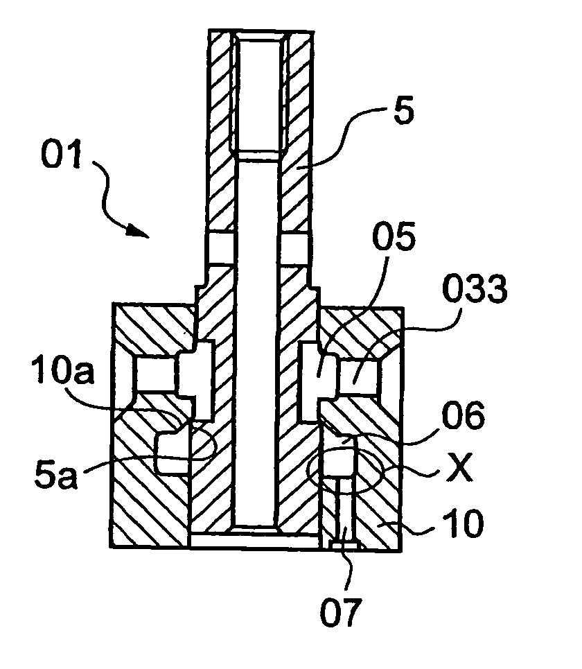 Poppet valve device and electronic controlled fuel injection apparatus equipped with the device