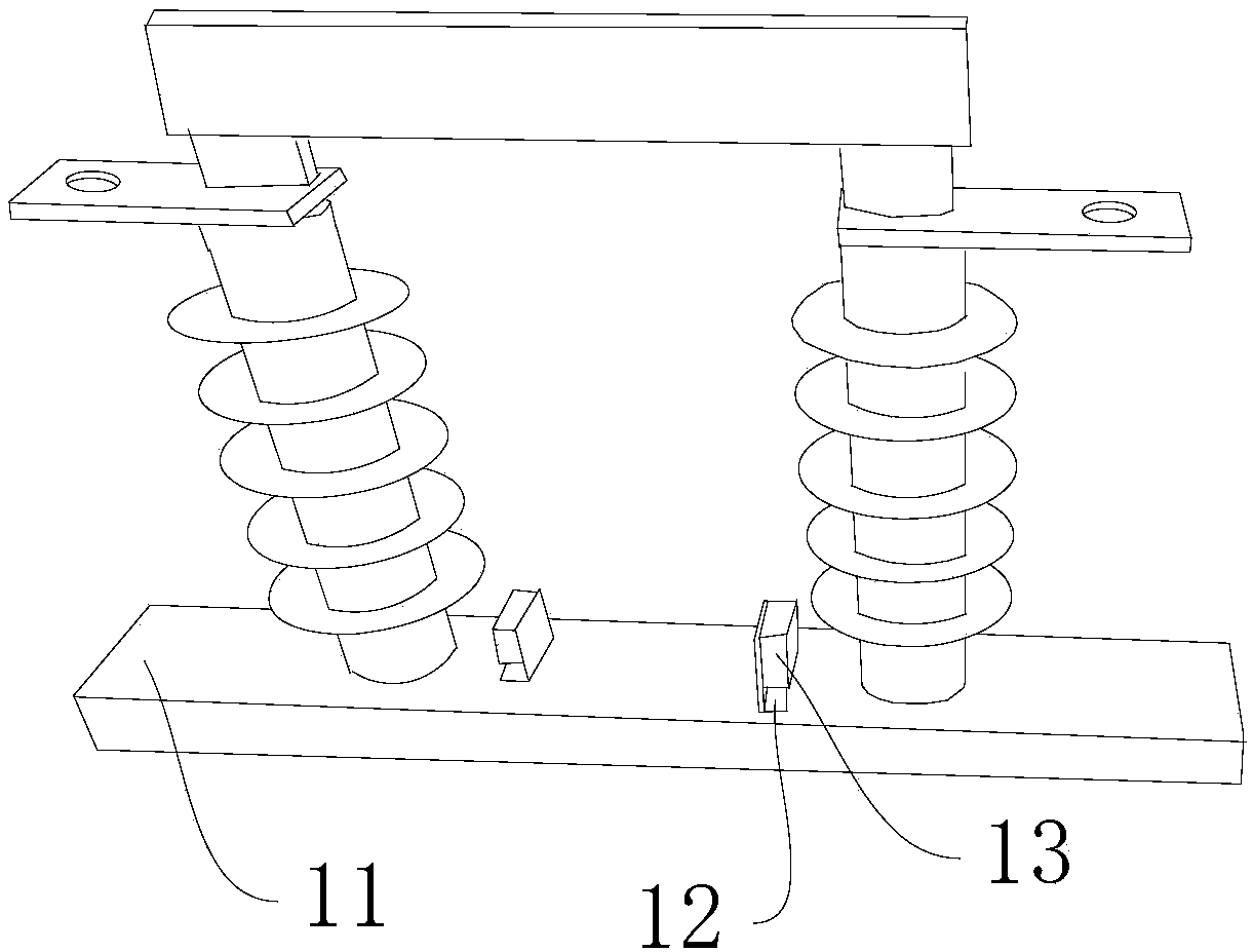 Intelligent position monitoring device for overhead distribution line isolating switch