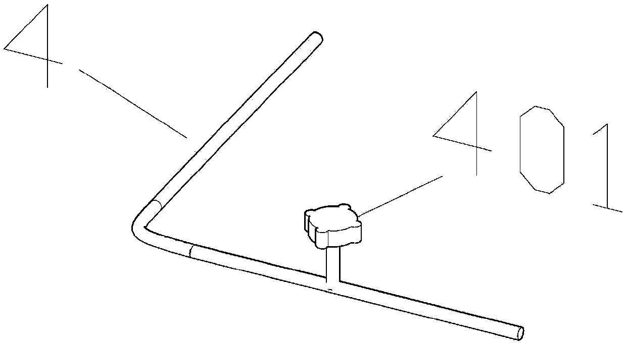 Transparent soil model test device for simulating tunnel excavation deformation and test method