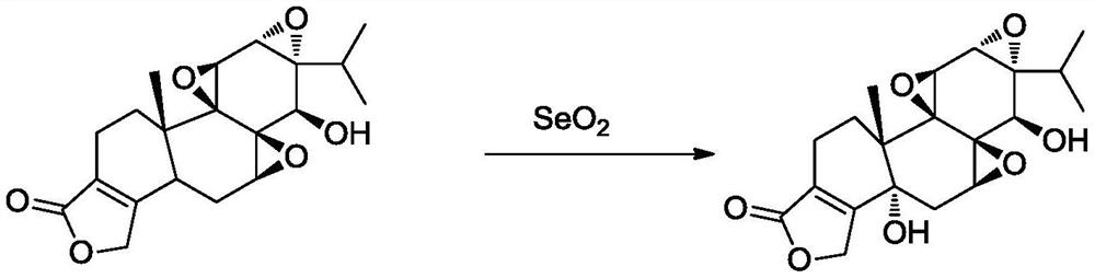 The preparation method of (5r)-5-hydroxy triptolide