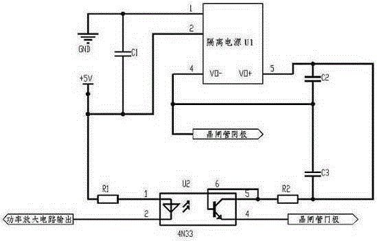 Anti-parallel thyristor drive circuit for pulse width modulation voltage