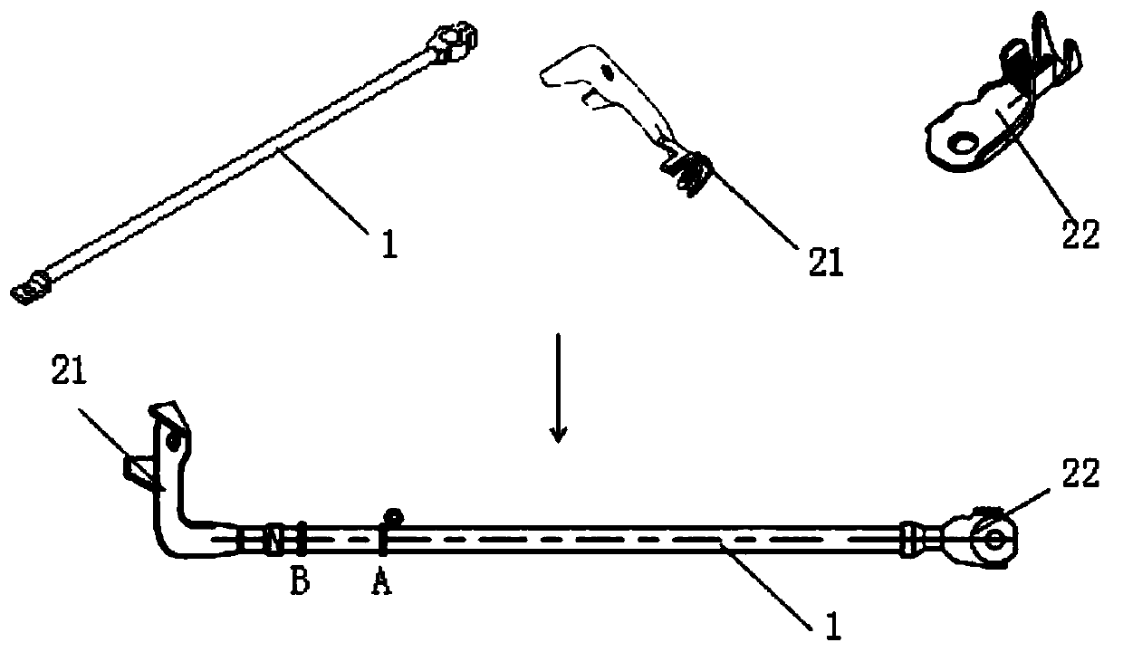 Gearbox wire and modeling method thereof