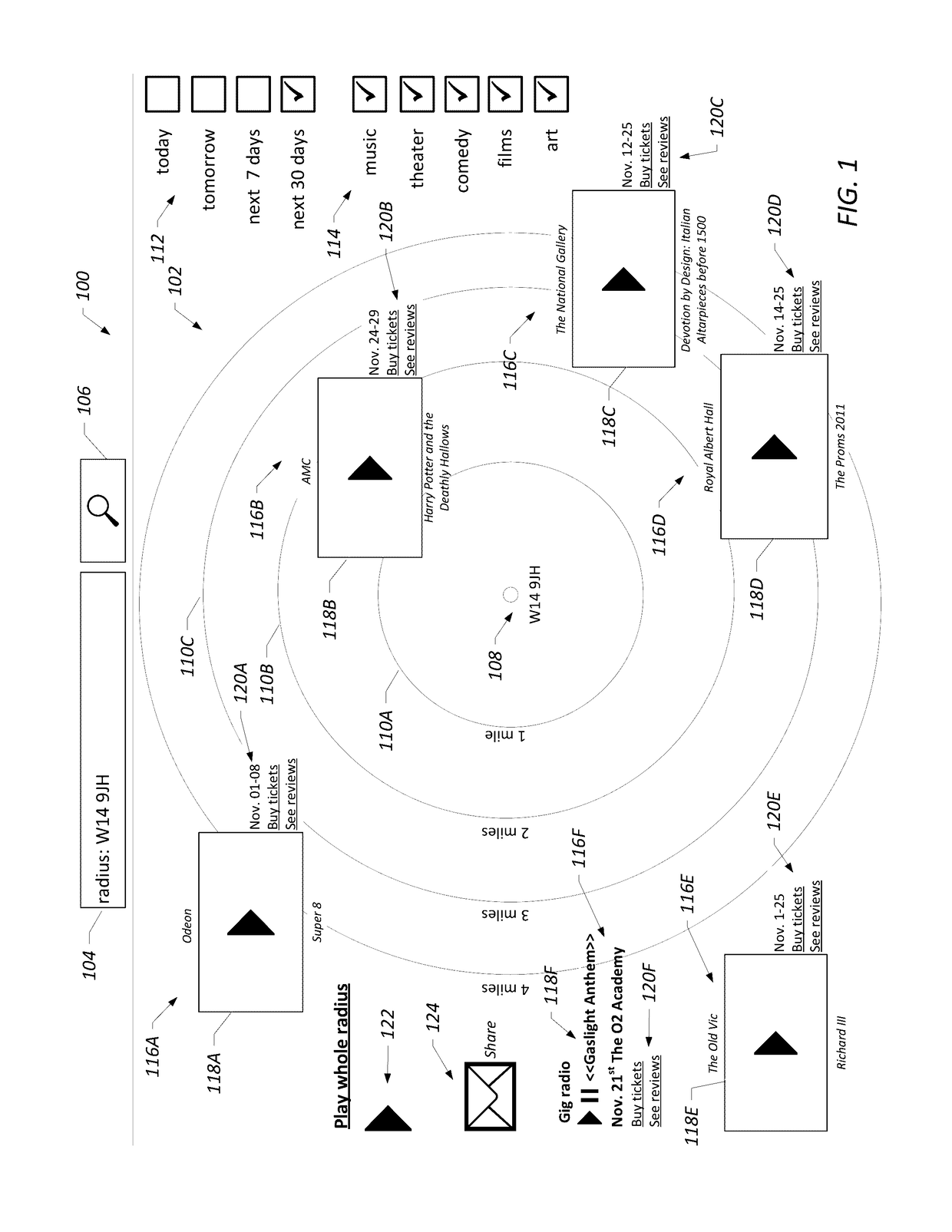 Systems and methods for providing an event map