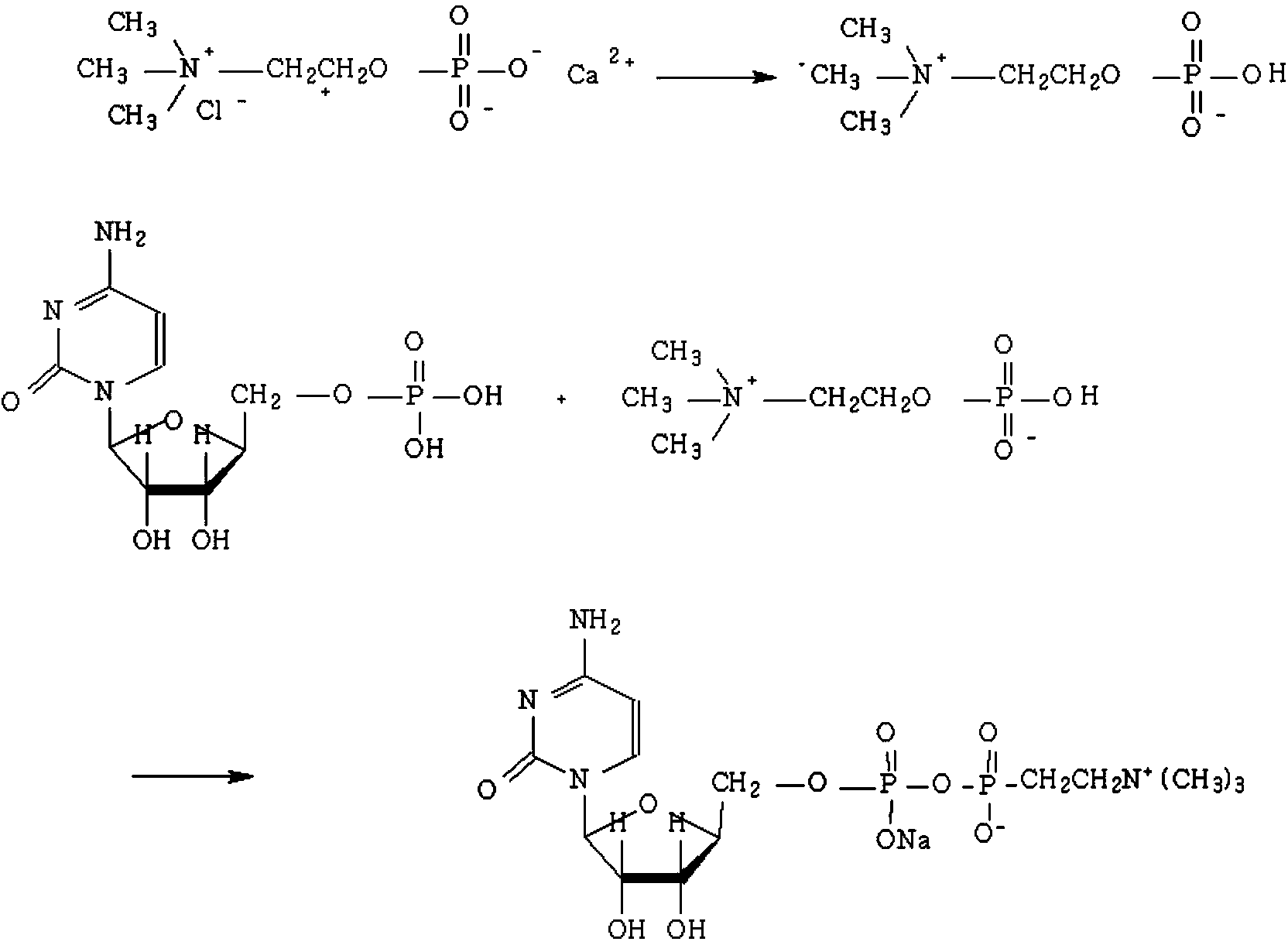 Method for preparing citicoline sodium