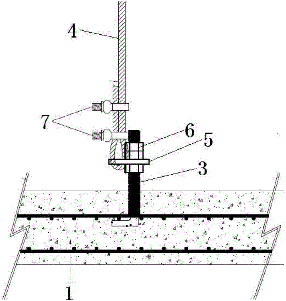 Floating preventing structure for buried storage tank