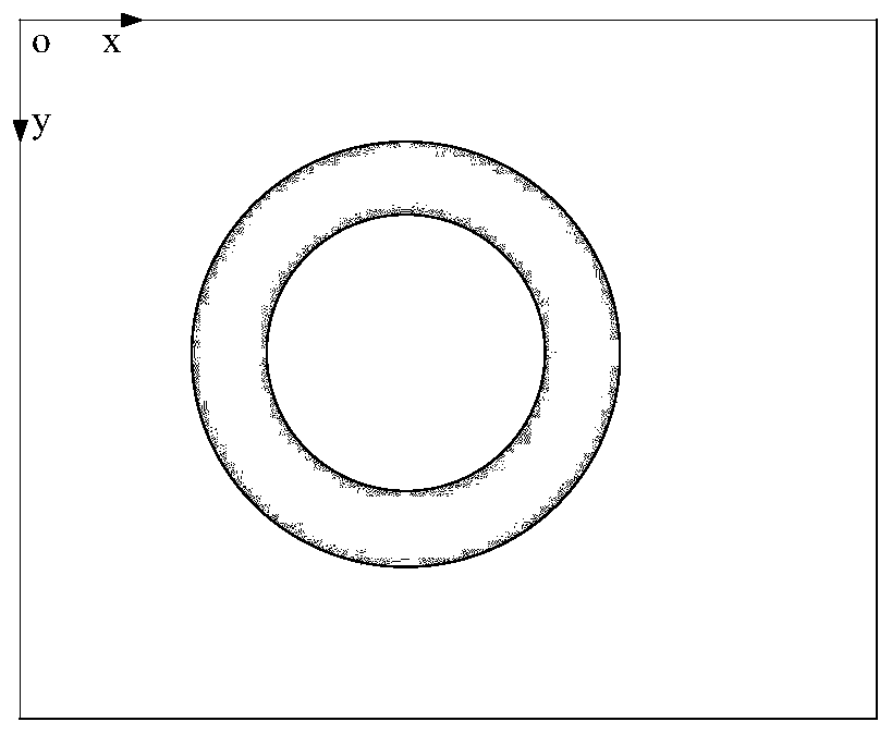 Method for quickly measuring wall thickness of annular section based on industrial CT