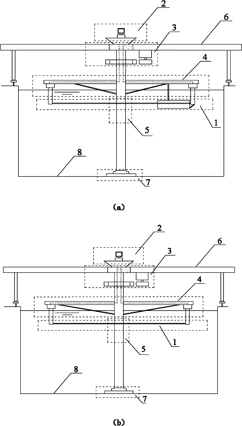 Vortex-induced vibration test device for stand pipe under bidirectional shear flow and bidirectional ladder shear flow