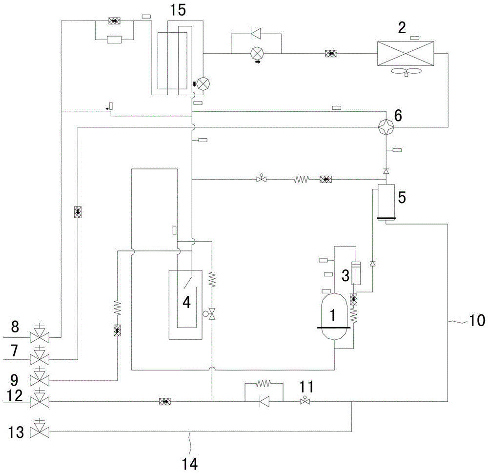 Outdoor unit, method for pouring lubricating oil into outdoor unit and air conditioner