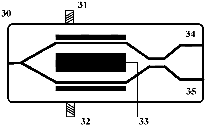 High-frequency broadband radio frequency signal optical fiber zooming system