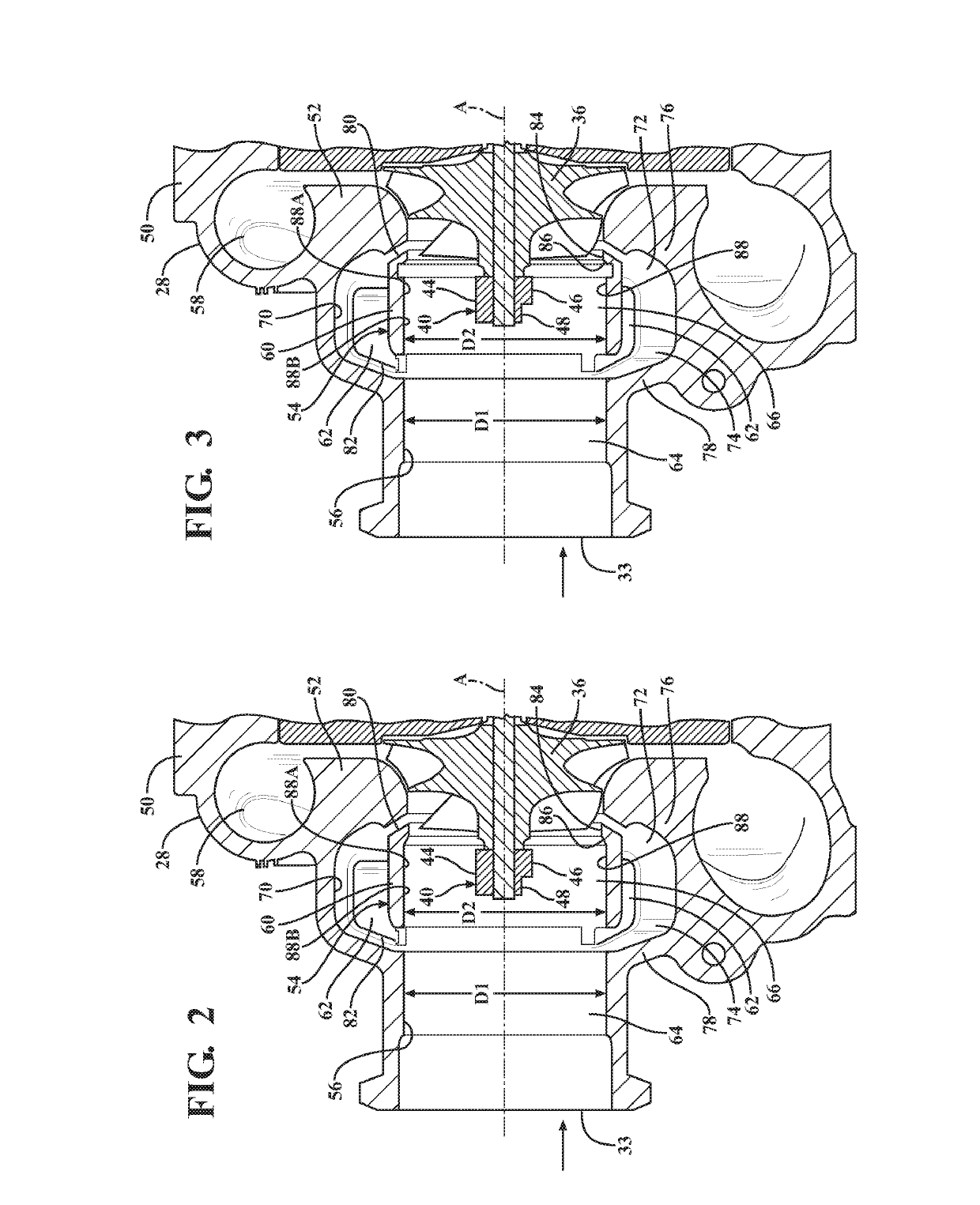 Turbocharger having improved ported shroud compressor housing