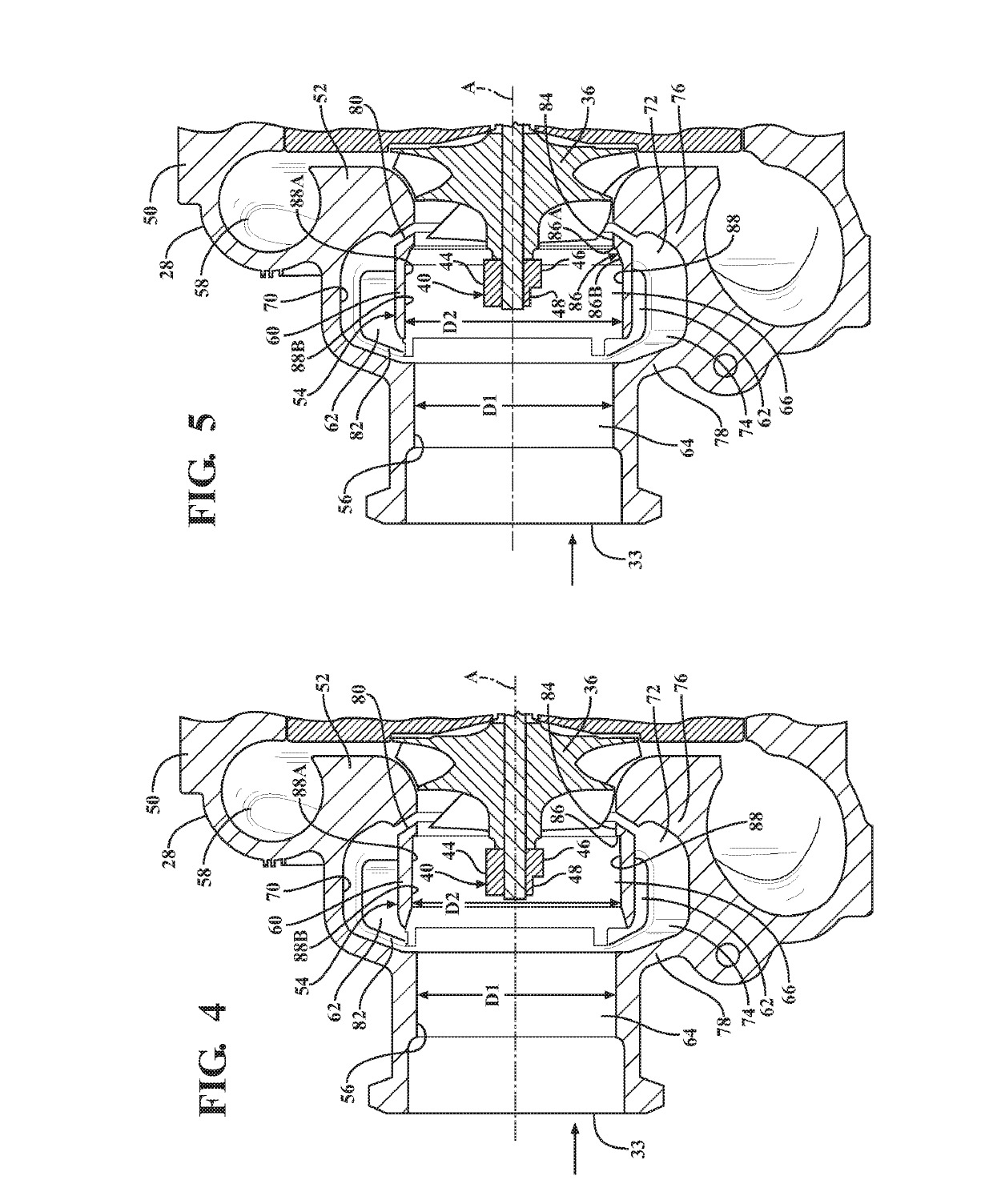 Turbocharger having improved ported shroud compressor housing