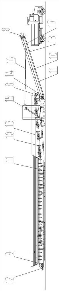 Intelligent tunneling, loading and slag storing bin