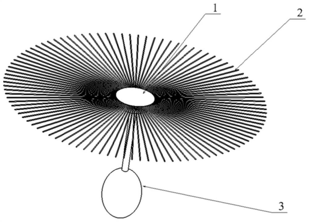 Dandelion-imitated Mars aircraft and device and control method thereof