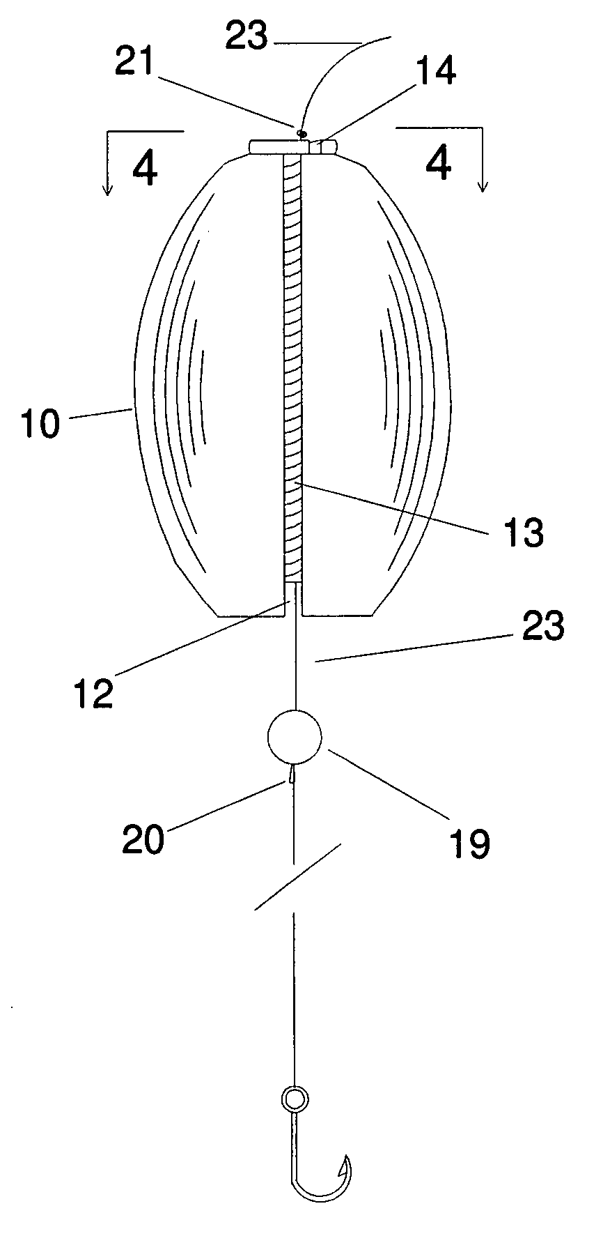 Sound producing fishing float