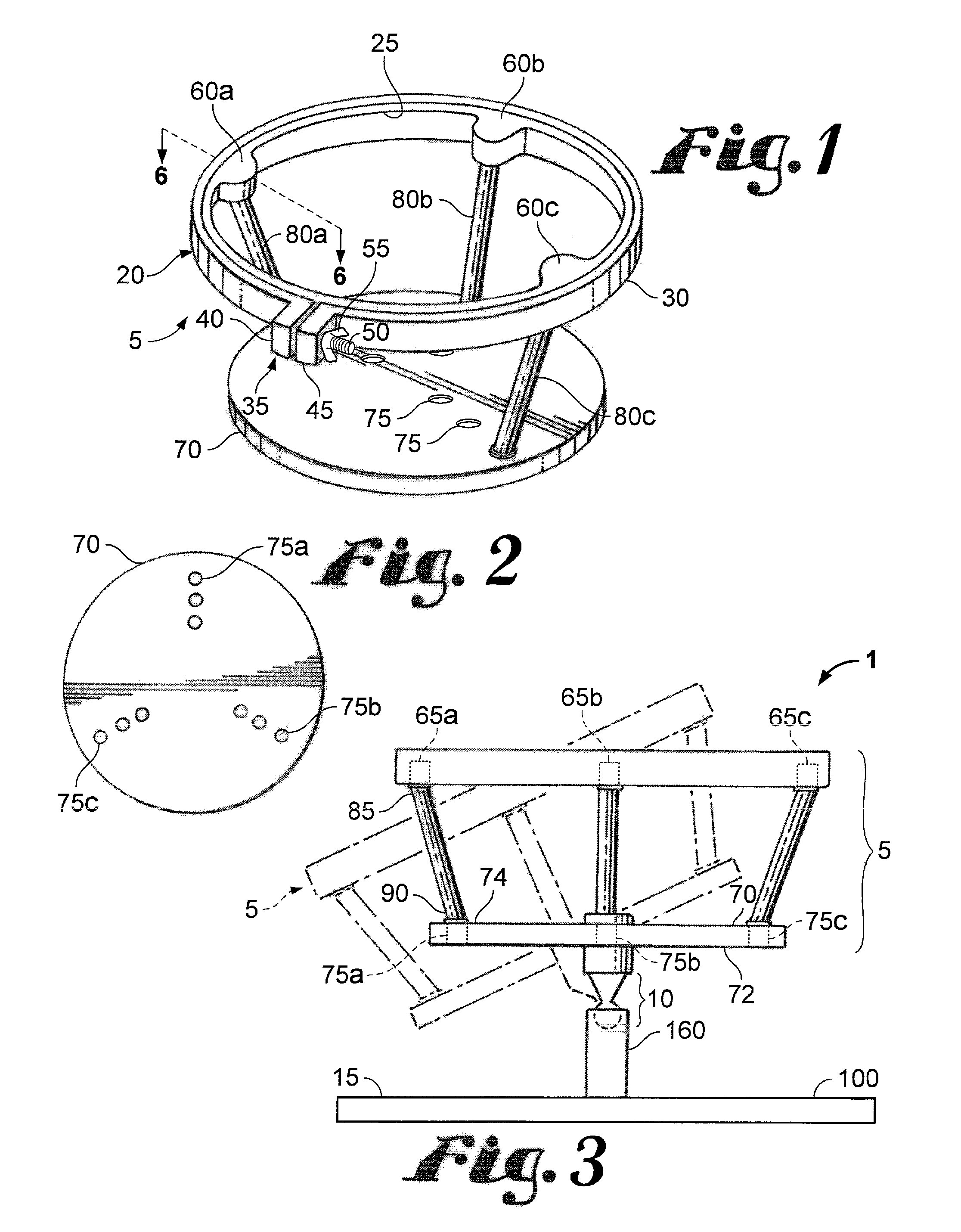 Craft hoop lap stand