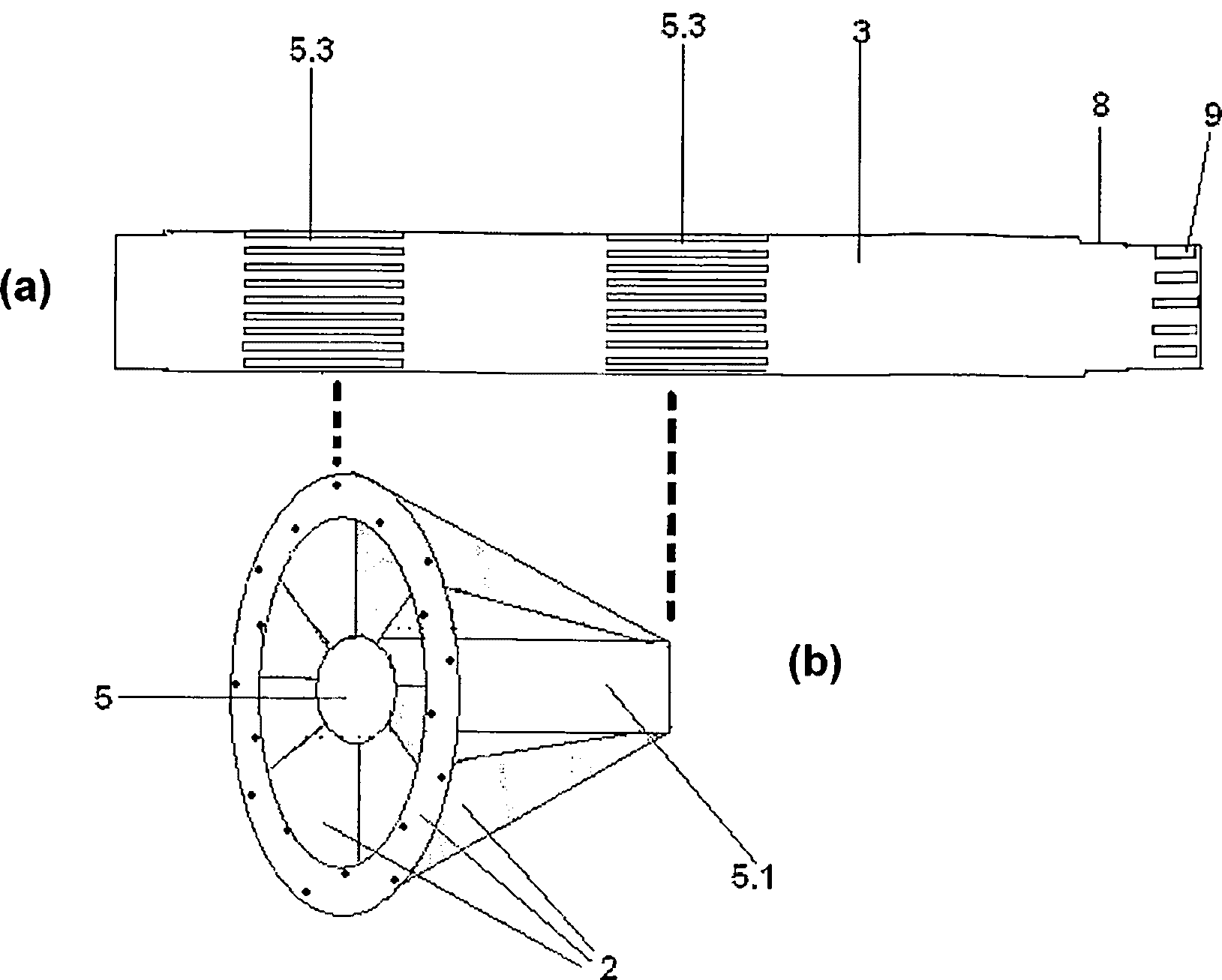 Crushing system with two rotating disk sections and uses thereof