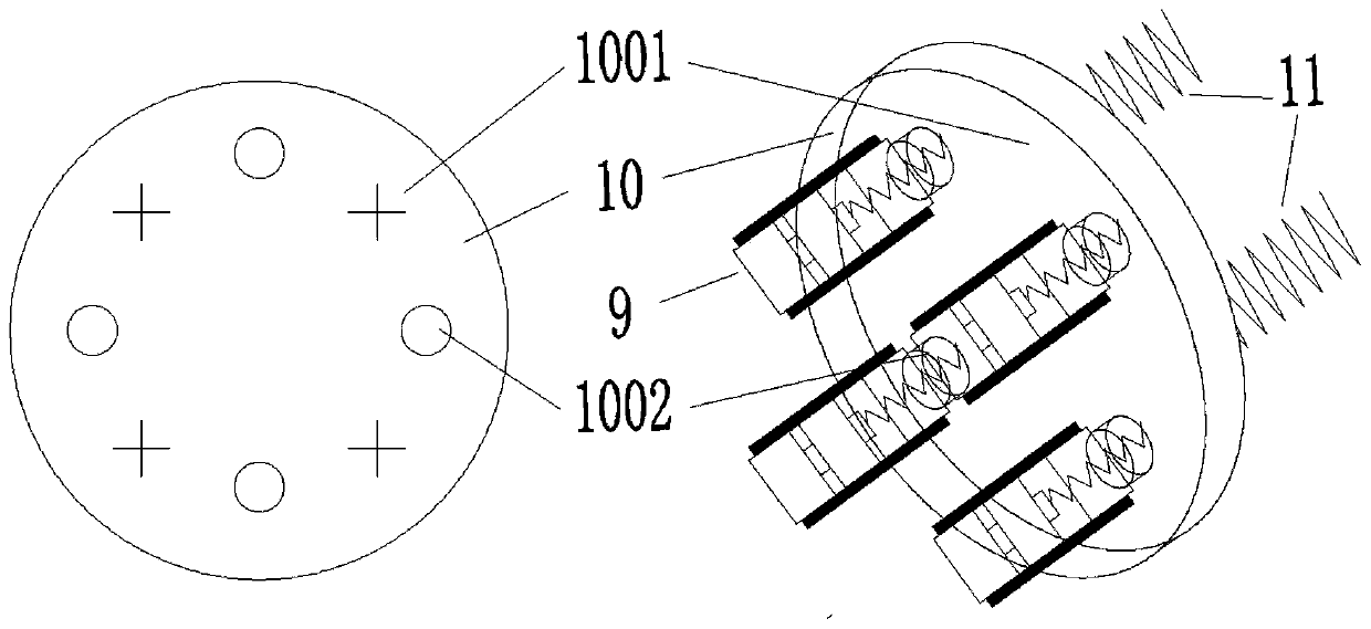 An electromechanical brake inlay with parking function