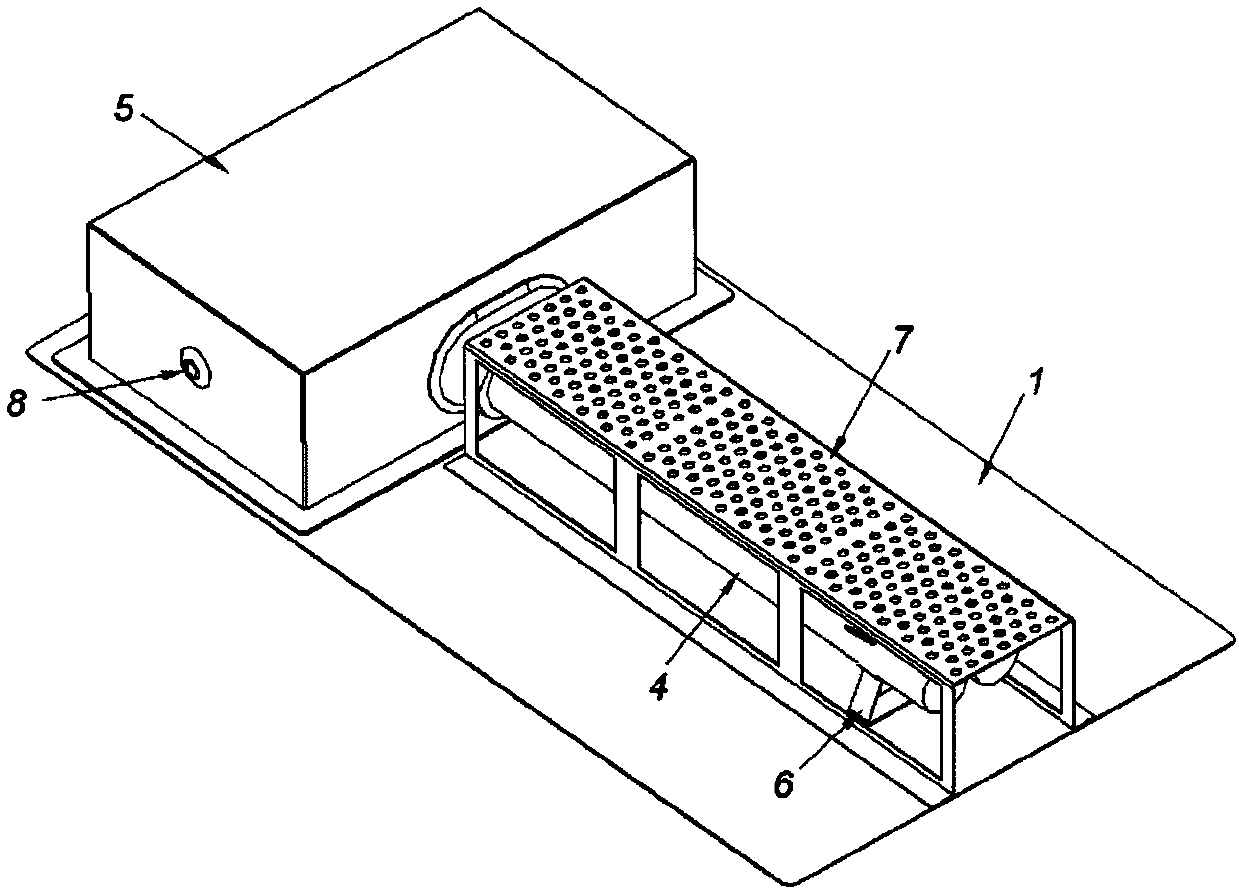 UV lamp sterilizing device