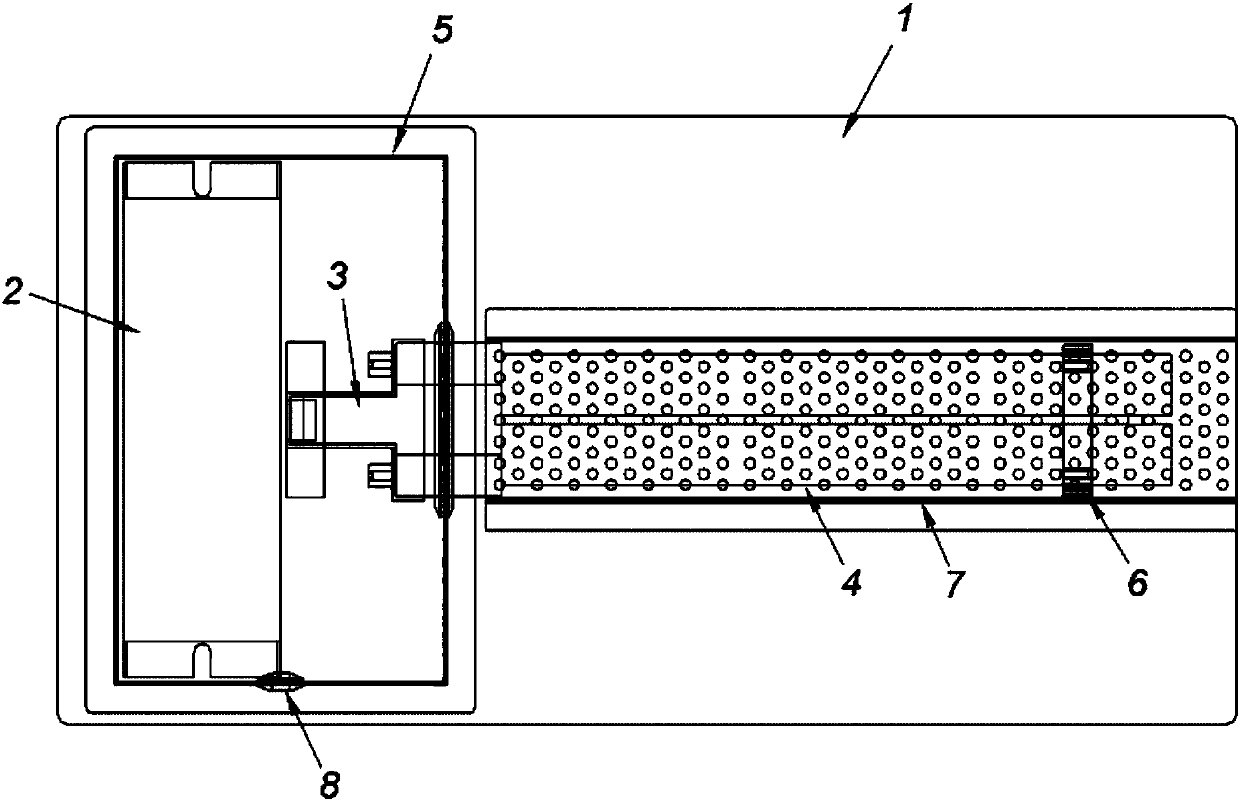 UV lamp sterilizing device