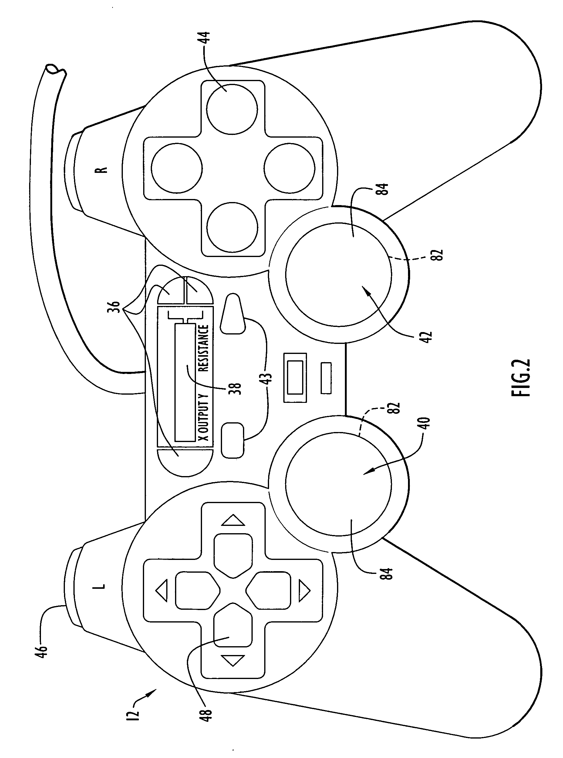 Game controller with force sensing input devices and method of measuring applied forces to game controller input devices to interact with a gaming application