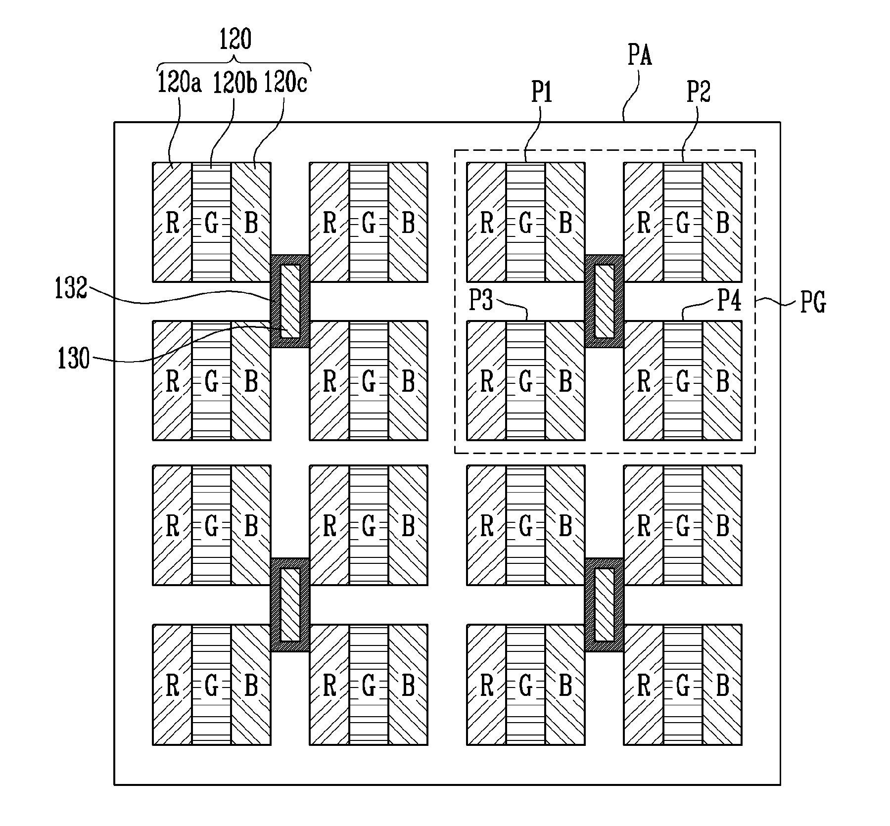 Flat panel display with built-in touch screen and a method of driving the same