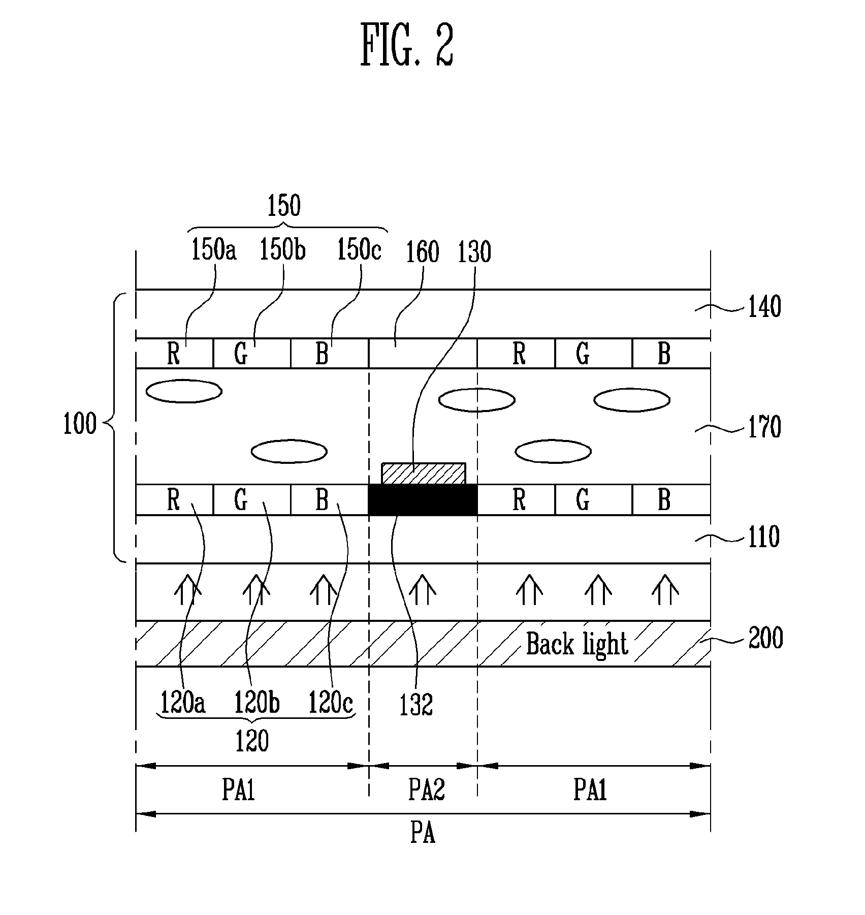 Flat panel display with built-in touch screen and a method of driving the same