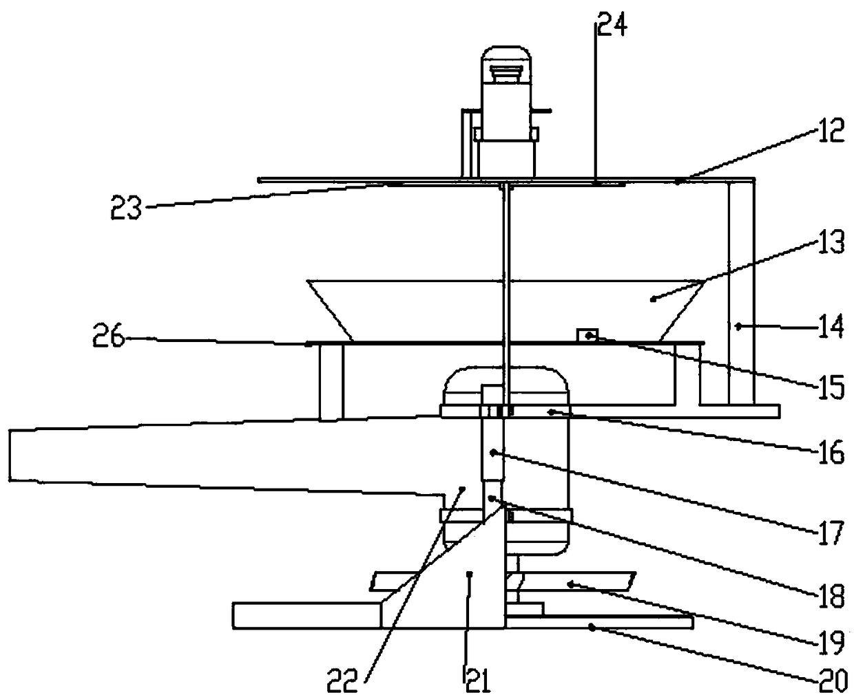 Water film adsorption solid-phase particle type dust-free grinder