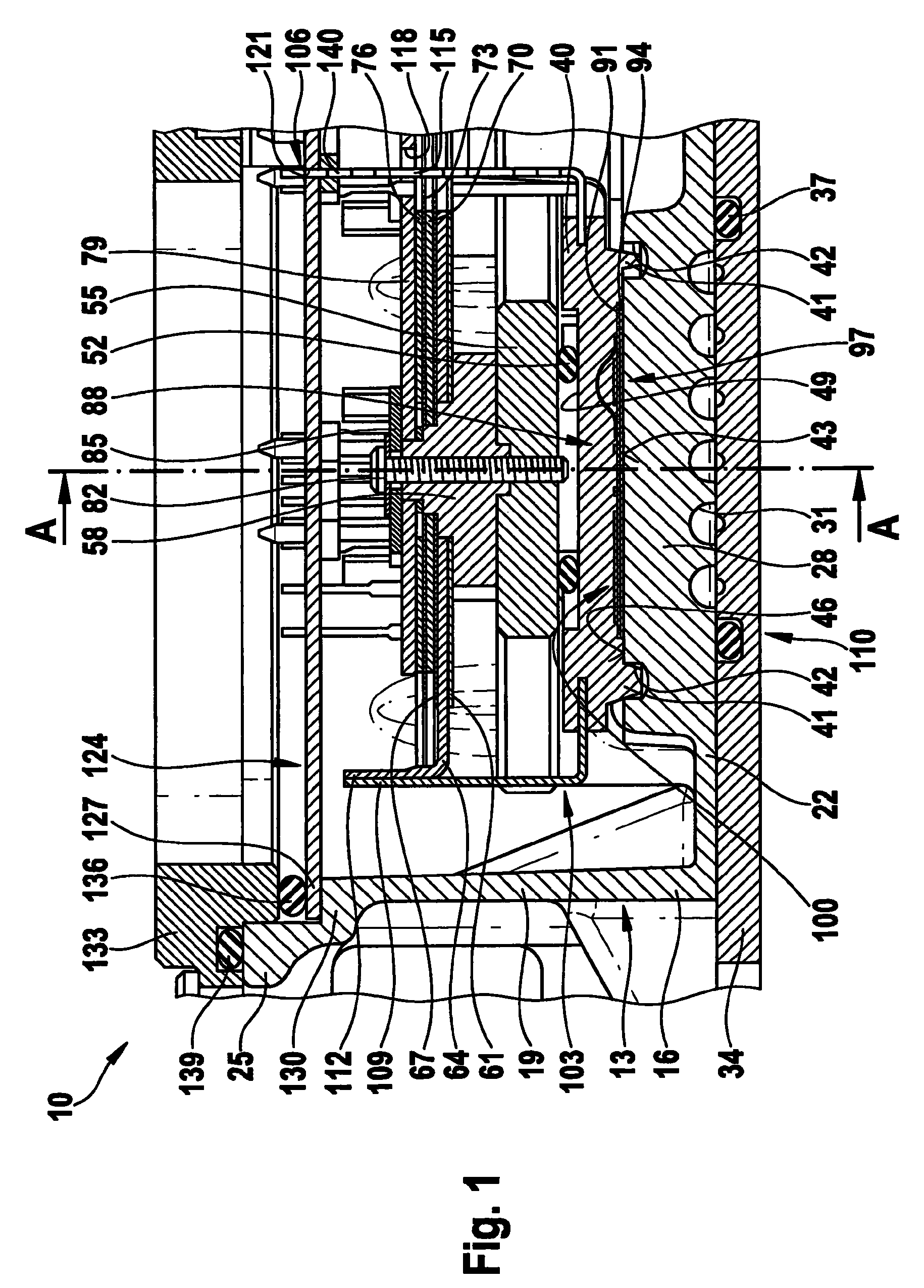 Electrical device, particularly for driving a motively and/or regeneratively operable electric machine