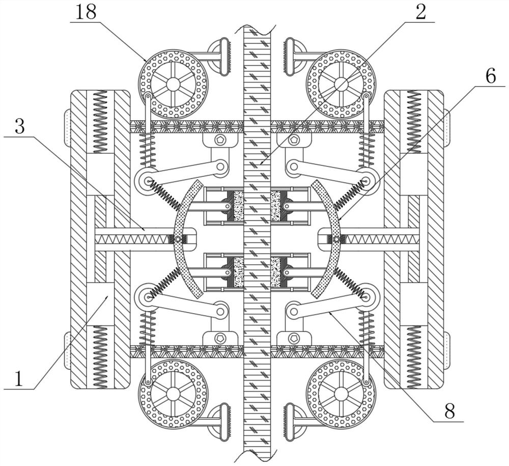 Intelligent cable protection device for electronic communication equipment