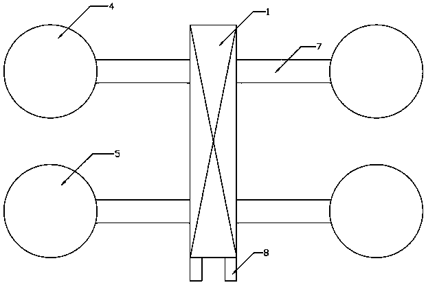 A kind of vertical-horizontal dual-purpose aircraft and its flight mode switching method