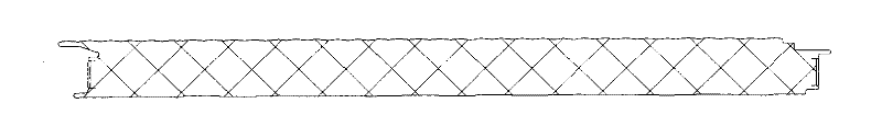 Arc panel produced by using ISP technology