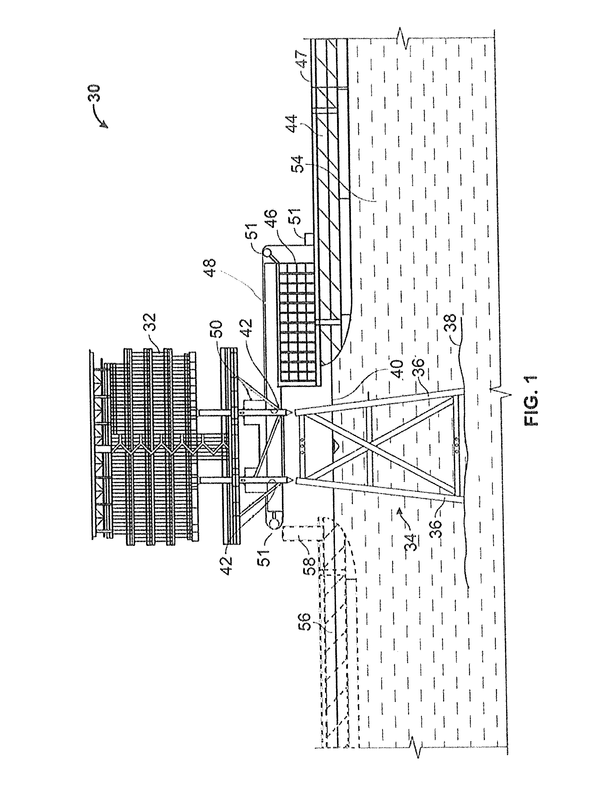 Platform deck installation and removal method and apparatus