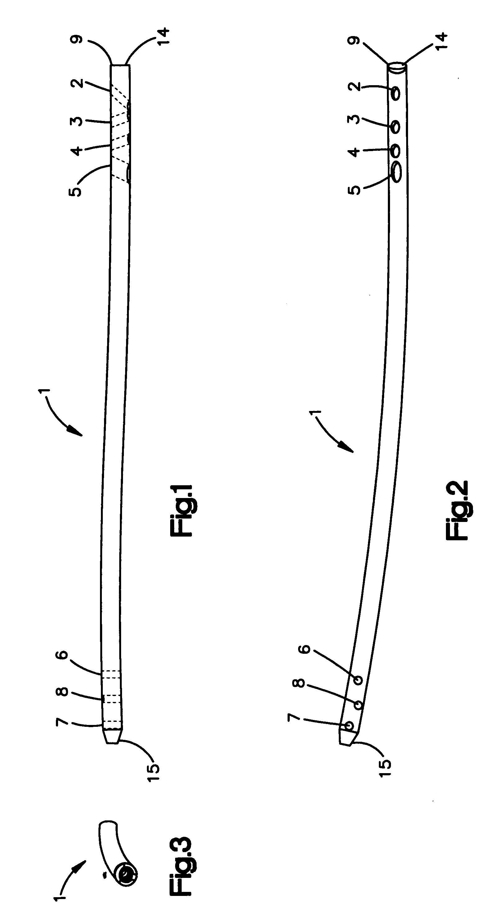 Intramedullary pin for insertion into the medullary space of a femur