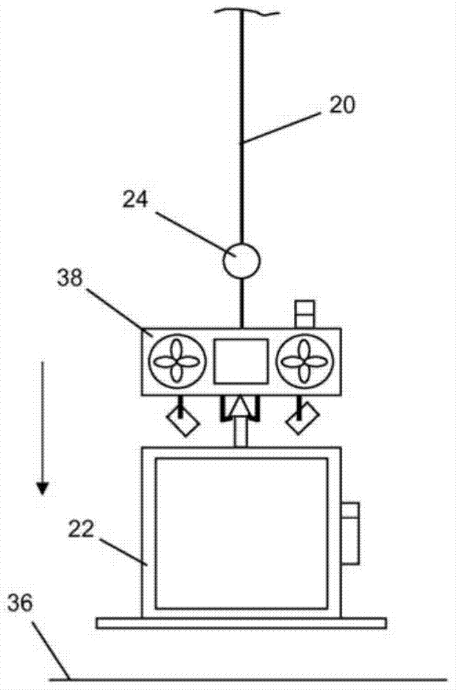 Method for lifting materiel, system for recovering materiel, and surface support vessel