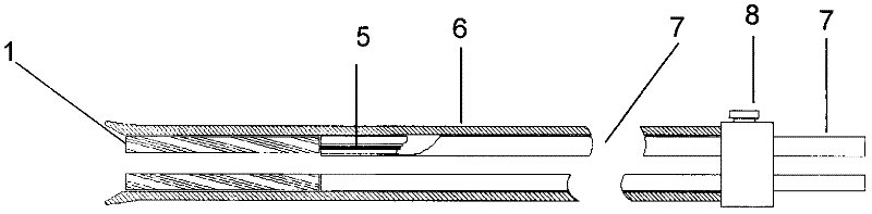 Recyclable and adjustable interventional stent for constricting blood vessels