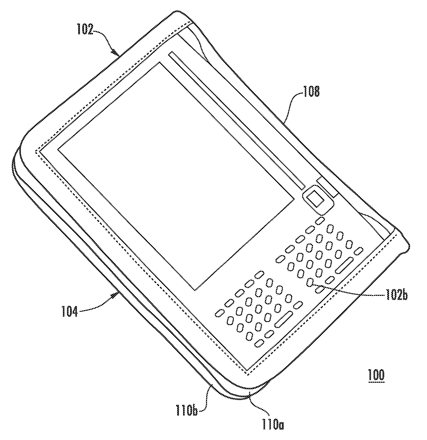 Sealable protective cover for an ereader