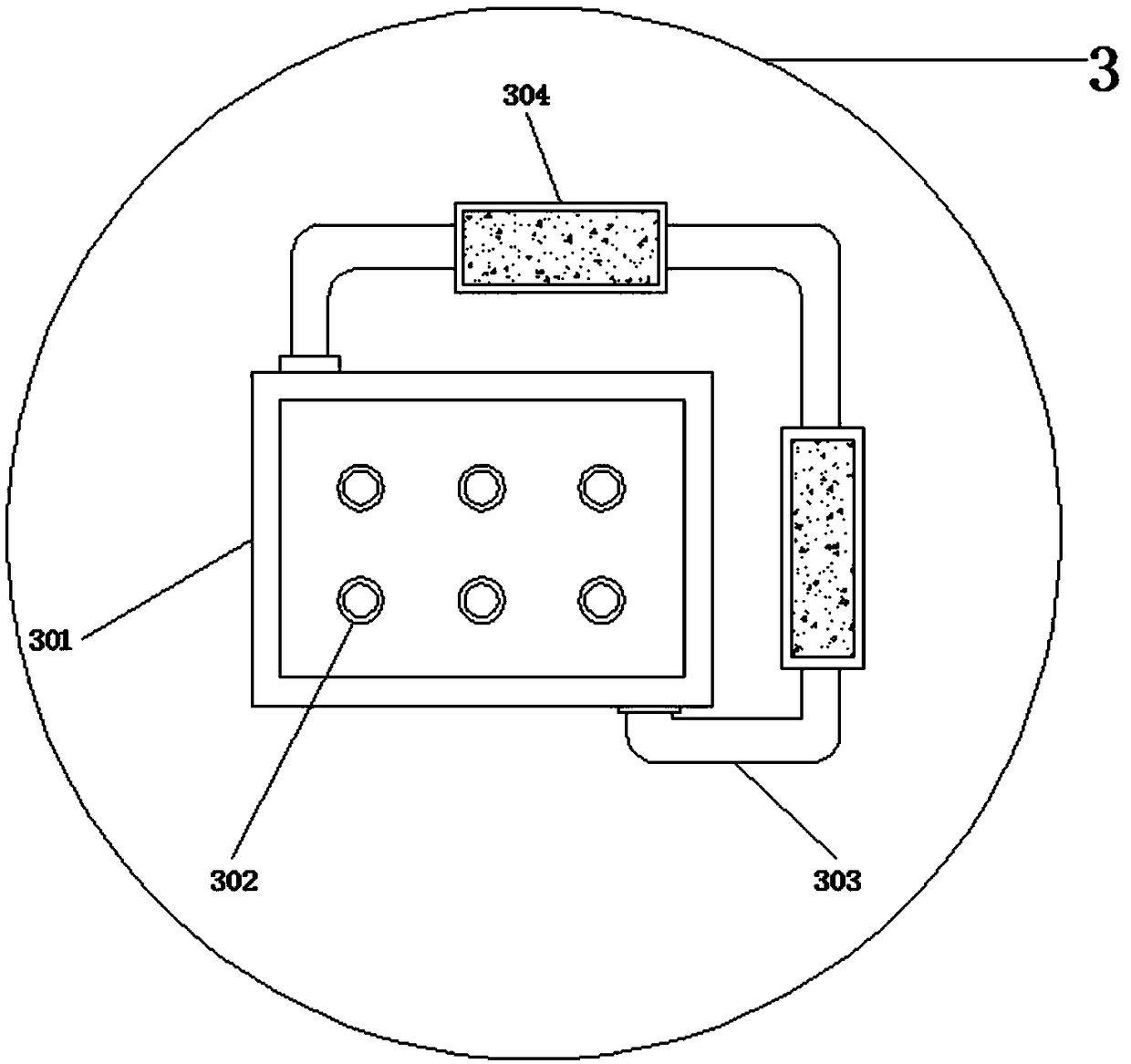 Computer mainframe with good heat dissipation performance