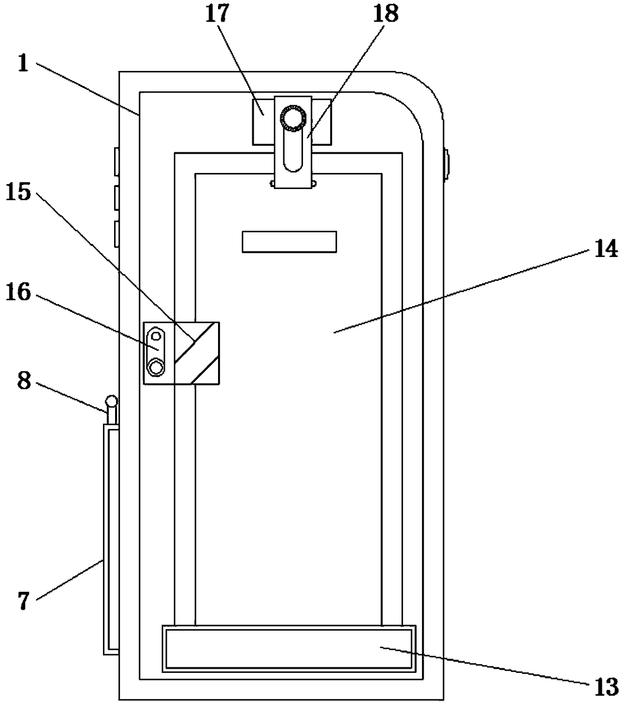 Computer mainframe with good heat dissipation performance