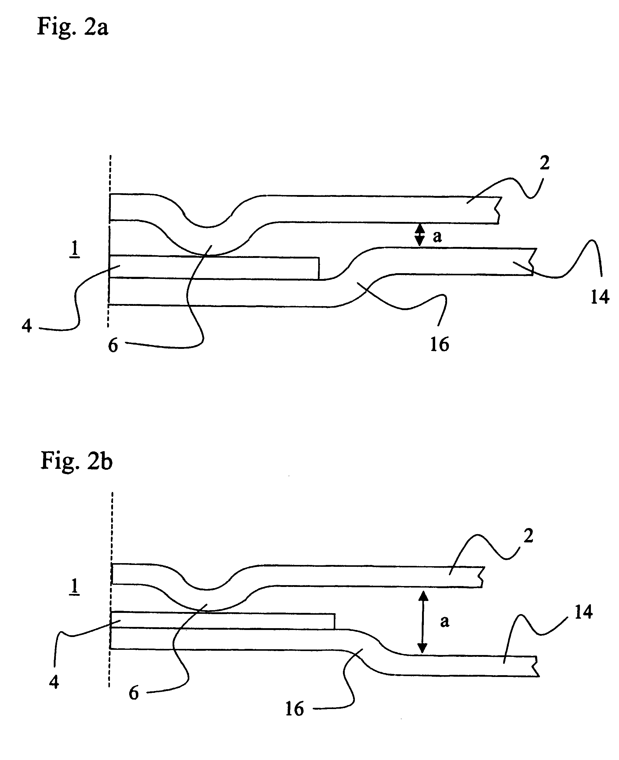 Metal cylinder head gasket without a spacing layer