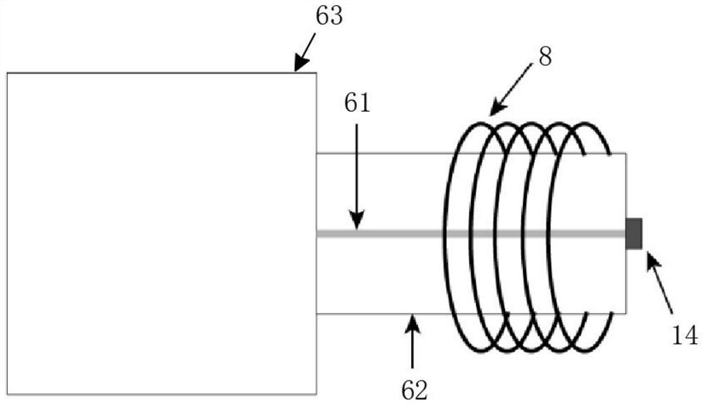 Optical fiber current transformer based on diamond NV color center and measuring method