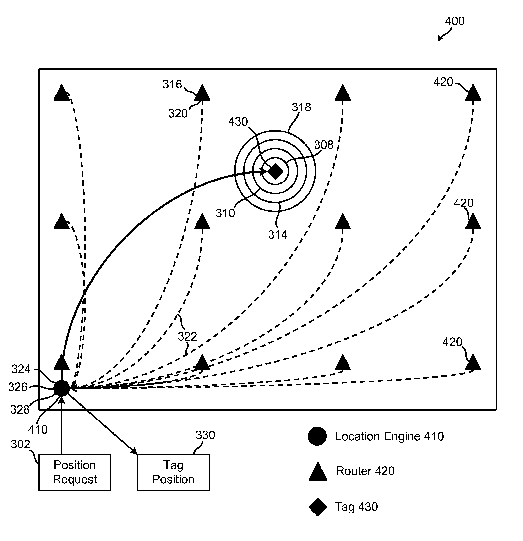 Real-time network node location system and method