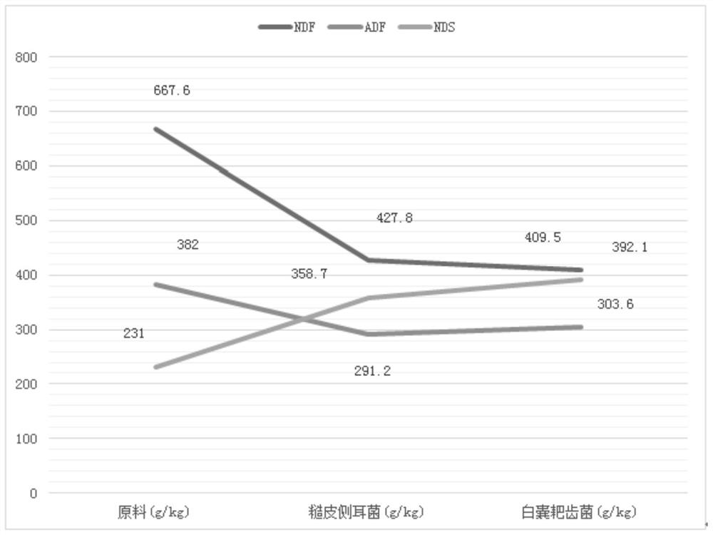 Glutinous red sorghum straw for feed, and preparation method thereof