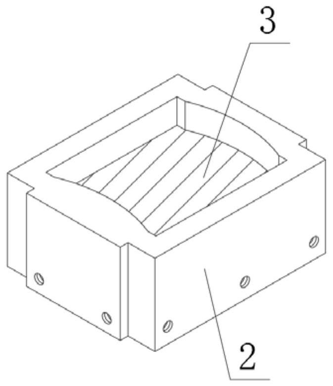 Forming mold for pressing refractory materials