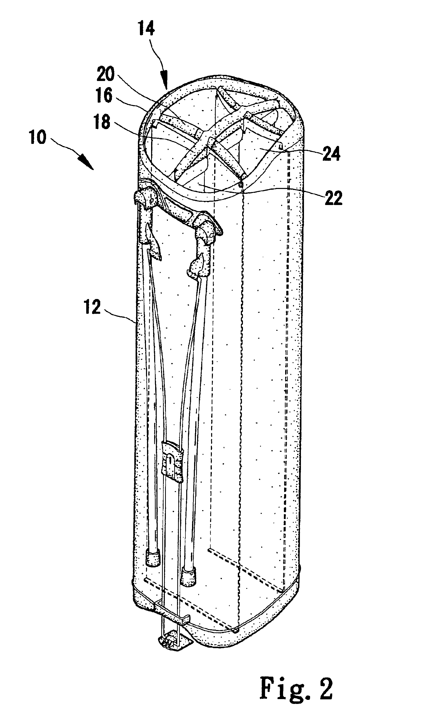 Apparatus for carrying golf clubs