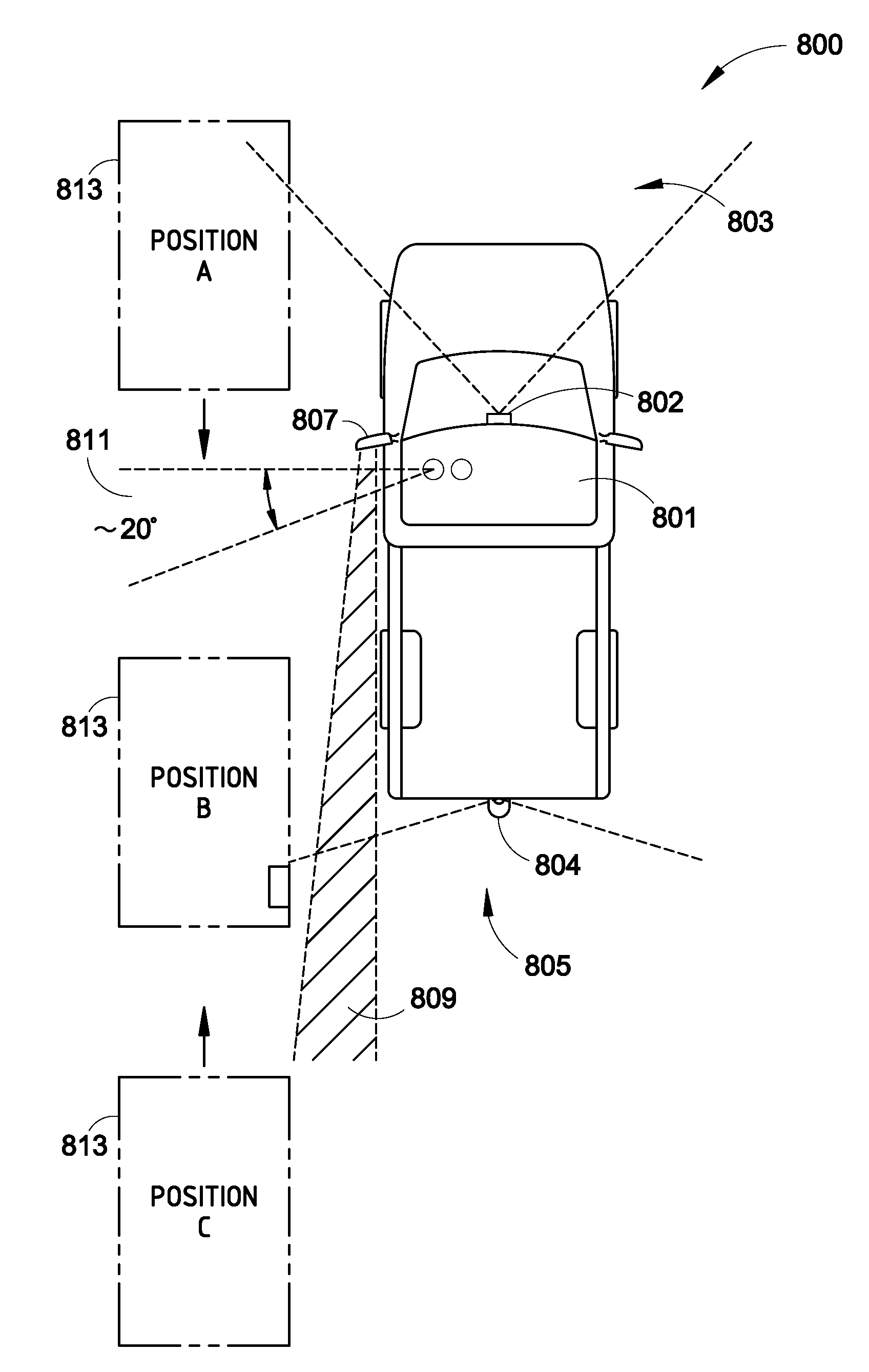 Blind spot detection system and method using preexisting vehicular imaging devices