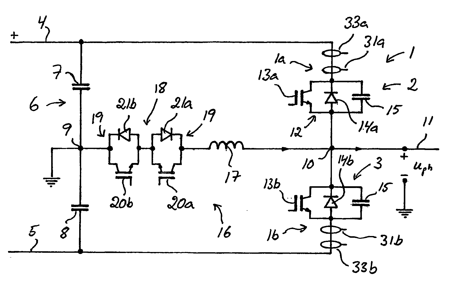 Converter and a method for controlling a converter