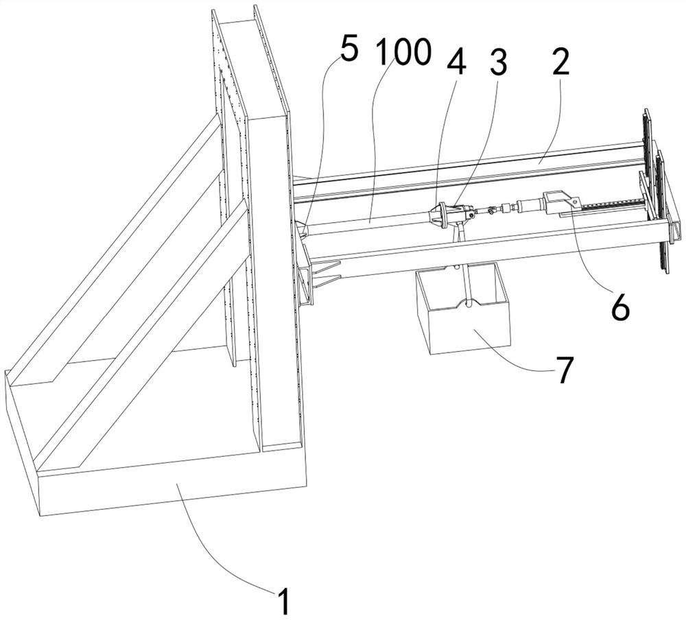 Cross-arm mechanical performance test device